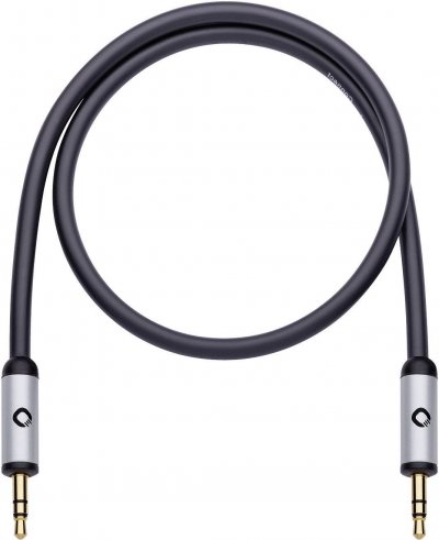 OEHLBACH  60011 i-Connect C&acirc;ble 3,5mm jack/jack 0,50m Noir