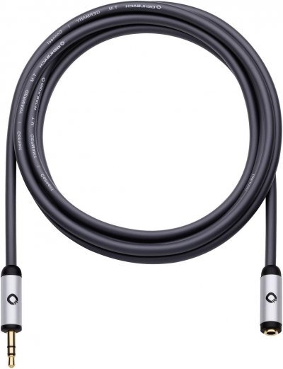 OEHLBACH  60036 i-Connect C&acirc;ble 3,5mm jack m&acirc;le-3,5mm jack femelle 5m Noir