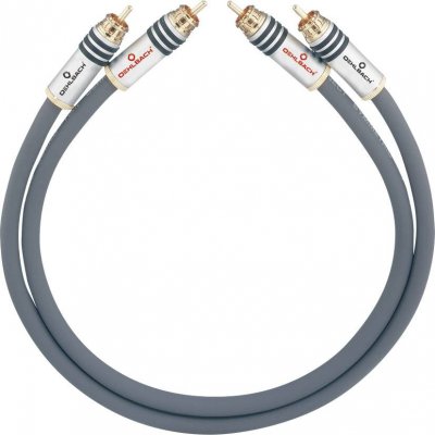 OEHLBACH  D1c2016 0.5 M Rca Cable 2 Units Noir