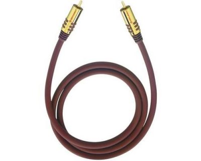 OEHLBACH  D1c20531 1 M Subwoofer Cinch Cable Rouge