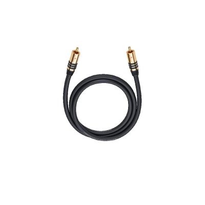 OEHLBACH  D1c21531 1 M Subwoofer Cinch Cable Noir