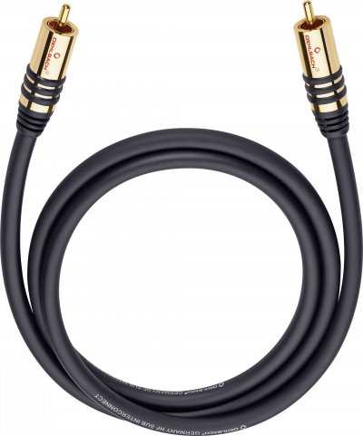 OEHLBACH  D1c21535 5 M Subwoofer Cinch Cable Noir