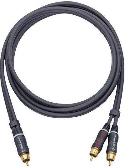 OEHLBACH  D1c23702 2 M Subwoofer Y-rca Cable Noir