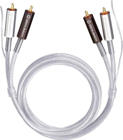 OEHLBACH  D1c2600 50 Cm Phono Rca Cable Argent&eacute; 