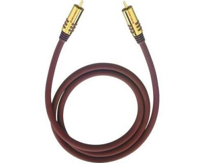 OEHLBACH  NF - C&acirc;ble de subwoofer - RCA m&acirc;le pour RCA m&acirc;le - 2 m