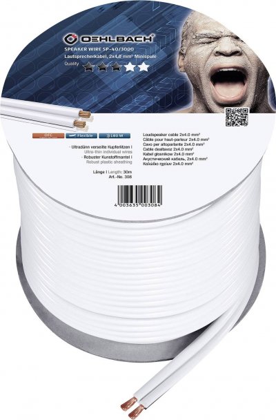 OEHLBACH  Speaker Wire SP 15 C&acirc;ble de Haut-Parleur