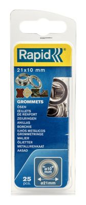 RAPID Oeillets de renfort - 10mm Blister de 25 Blister 