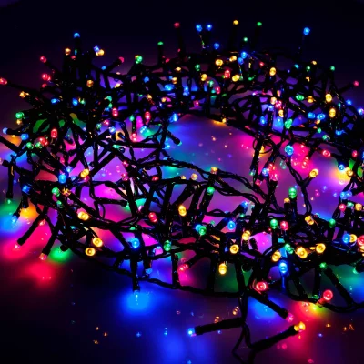 PROVENCE OUTILLAGE Oem Espino Garland Lights 400 Leds 8 M Multicolore