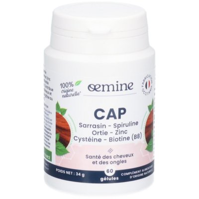 OEMINE  CAP Sant&eacute; des Cheveux et des Ongles 60 G&eacute;lules - Pot 1
