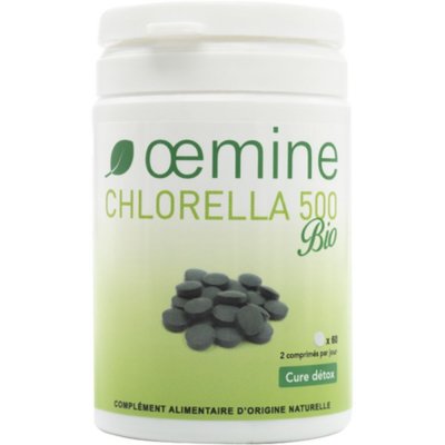 OEMINE  Chlorella 500 Bio 60 Comprim&eacute;s - Pot 60 comprim&eacute;s