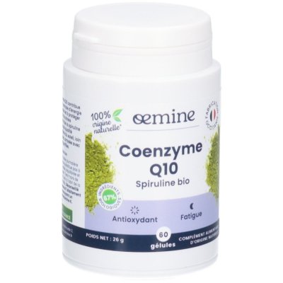 OEMINE  Coenzyme Q10 60 G&eacute;lules - Pot 60 g&eacute;lules