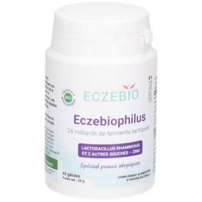 OEMINE  Eczebio Eczebiophilus Bio 60 G&eacute;lules - Pot 60 g&eacute;lules