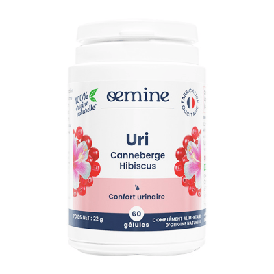OEMINE  Uri Confort Urinaire 60 G&eacute;lules - Pot