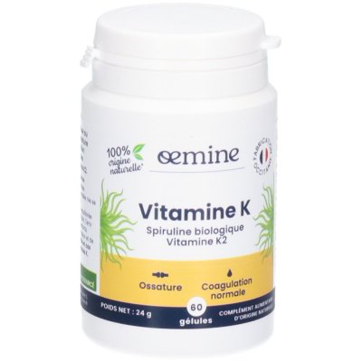 OEMINE  Vitamine K 60 G&eacute;lules