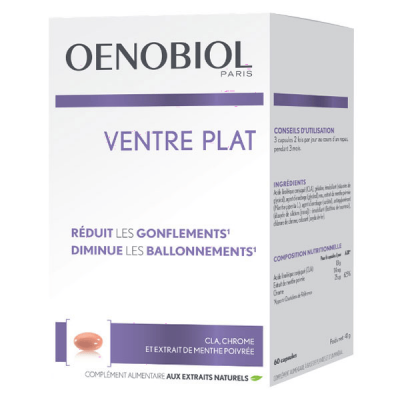 OENOBIOL  Femme 45+ Ventre Plat 60 Capsules - Bo&icirc;te 60 capsules