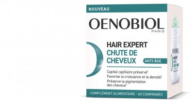 Oenobiol Ha&iuml;r Expert Chute de Cheveux Compl&eacute;ment Alimentaire 60 Comprim&eacute;s - Pot