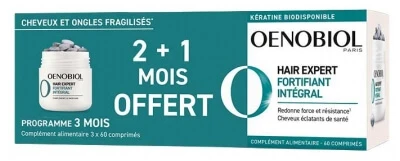 OENOBIOL  Hair expert Fortifiant Int&eacute;gral Lot de 3