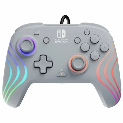 PDP Official Switch Afterglow Wave Wired Controller - Grey