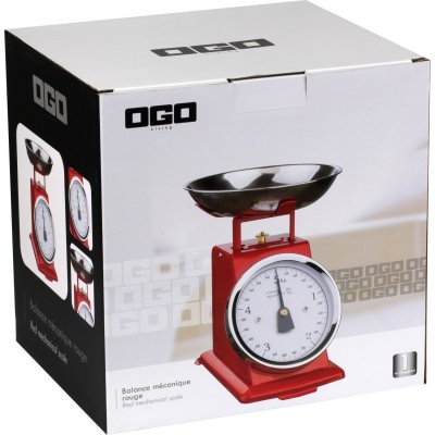 OGO  7915011 Balance de cuisine 5kg / 20g - Rouge