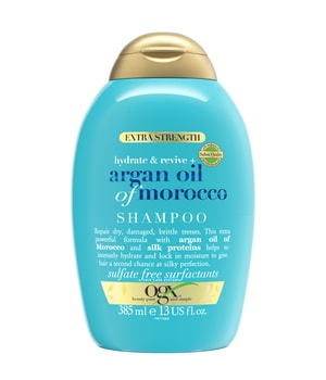 OGX  Shampooing Extra Strong Hydrate + Revive. Huile d'Argan du Maroc