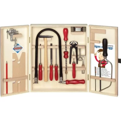 GENERIQUE OI - Coffret outils menuiserie enfant Type 401S 19 Pi&egrave;ces .