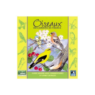 Oiseaux des jardins de France Inclus livret 20 pages