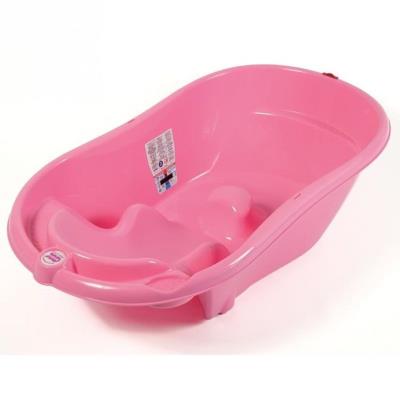 OKBABY  Onda - Baignoire pour le Bain du Nouveau-n&eacute; 0-12 Mois, Design Ergonomique - Fuchsia