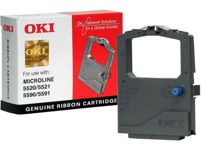 OKI  - 1 - noir - ruban d'impression