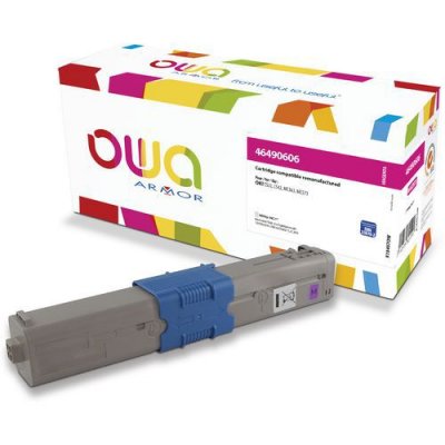 OWA Oki C532 Toner Remanufactur&eacute; Haute Capacit&eacute; Magenta