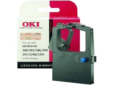 OKI  Ruban d'impression, 09002309, noir