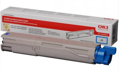 OKI  Toner 43459331 C33/34X0/3600 - Cyan
