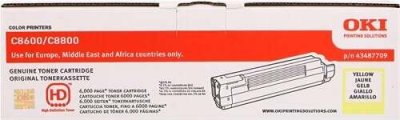OKI  Toner jaune Original 43487709