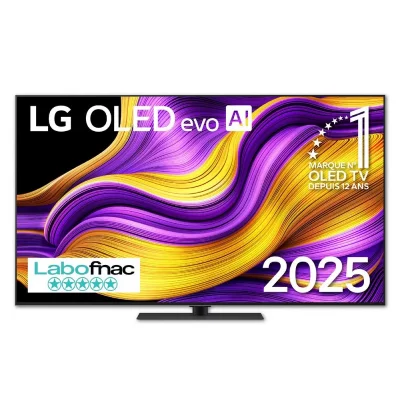 LG OLED65G5 OLED evo Noir Profond + pied inclus 120 Hz 4K 164 cm 2025