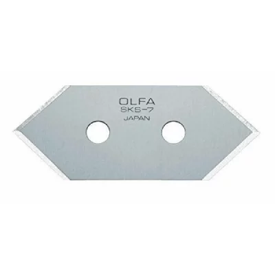 OLFA  5 lames  MCB-1, Acier Inoxydable, acier, 3 x 1,8 x 0,1 cm