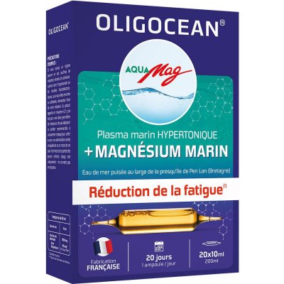 SUPERDIET Oligocean Aquamag Programme 20 Ampoules de 15 ml - Bo&icirc;te 20 ampoules