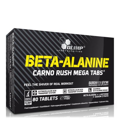 OLIMP SPORT NUTRITION Olimp Beta-Alanine Carno Rush Mega Tabs (80 comprim&eacute;s)