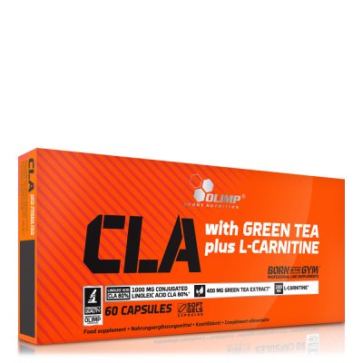 OLIMP SPORT NUTRITION Olimp CLA Th&eacute; vert + L-Carnitine 60 g&eacute;lules - CLA