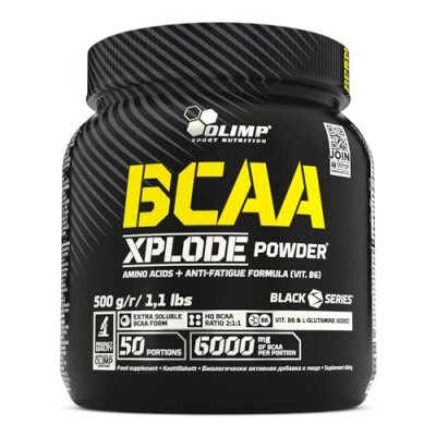 OLIMP  SPORT NUTRITION BCAA Xplode Support Musculaire pour Sportif Fraise 500 g