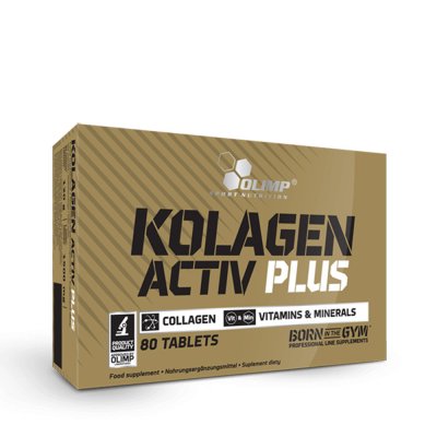 OLIMP SPORT NUTRITION  Kolagen Activ Plus Sport Edition M&eacute;lange de Prot&eacute;ine 80 Comprimes