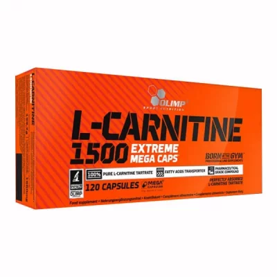 OLIMP  SPORT NUTRITION L-carnitine 1500 Extreme Mega Caps 120 Capsules