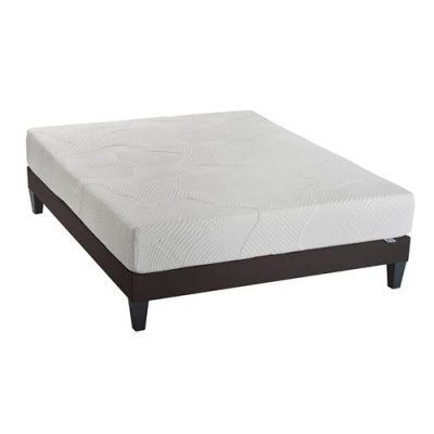  OLYMPE LITERIE Ensemble OSLO 180x200 cm Matelas M&eacute;moire de forme + Sommier Bois Ferme