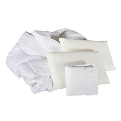 OLYMPE LITERIE  - Pack Prot&egrave;ge matelas + Couette + Oreiller 140x190 cm