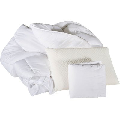 OLYMPE LITERIE  - Pack Prot&egrave;ge matelas + Couette + Oreiller 90x190 cm