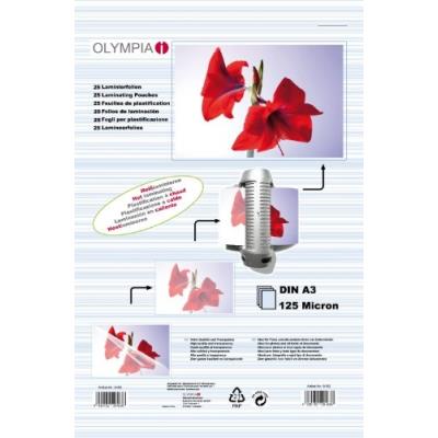 OLYMPIA  Laminating Pouches Din A3 125 Microns 25 Units Clair
