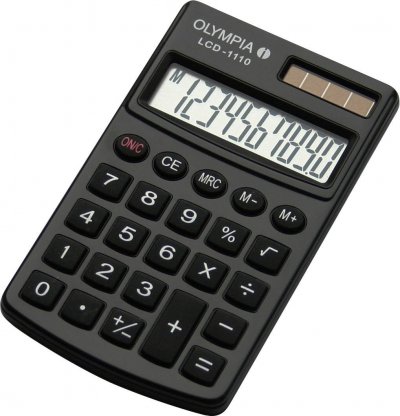 OLYMPIA  LCD1110BK Calculatrice Noir