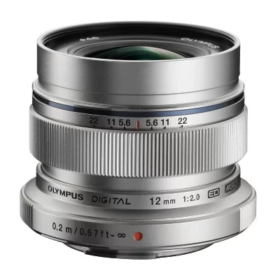 OLYMPUS  Objectif M.ZUIKO ED 12 mm f/2 Silver