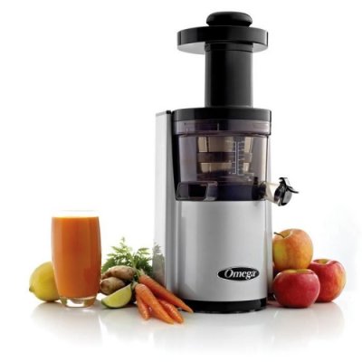 OMEGA  VSJ843 Extracteur de jus vertical - Gris 