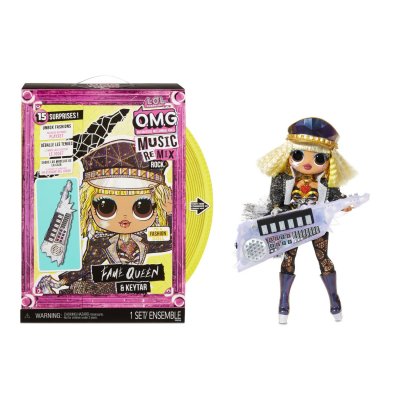 LOL SURPRISE Omg remix rock- fame queen and keytar - poup&eacute;e mannequin 24cm