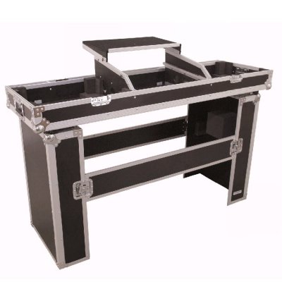ROADINGER Omnitronic Console Road Table 2x TT + plateau ordinateur portable 