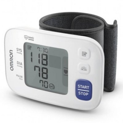 OMRON  Rs4 Hem-6181-e Blood Pressure Monitor Argent&eacute;